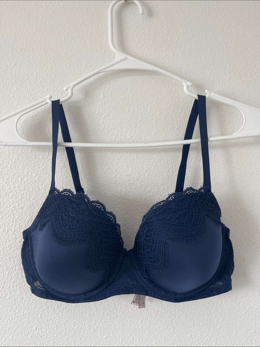 Navy Dream Angels Lined Demi Bra